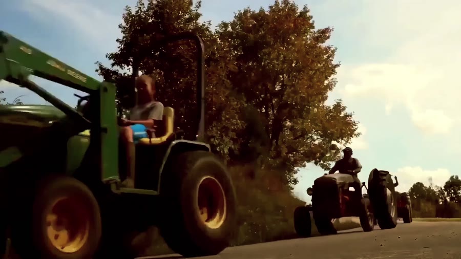 Frame from the music video directing reel